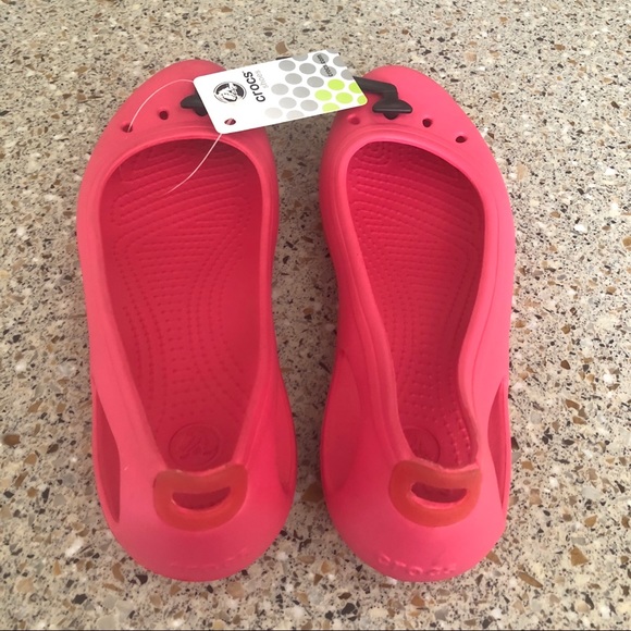 CROCS Shoes - Crocs Kadee Poppy Red MaryJane Flats